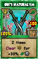 Wizard101 Life spell card: Oni's Naturalism, Spell ID 2525