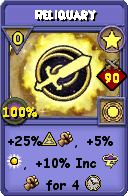 Wizard101 Star spell card: Reliquary, Spell ID 2306