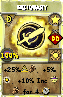 Wizard101 Star spell card: Reliquary, Spell ID 2306