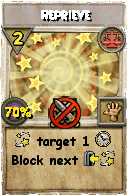 Wizard101 Balance spell card: Reprieve, Spell ID 2017