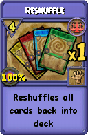Wizard101 Balance spell card: Reshuffle, Spell ID 2743