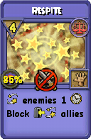Wizard101 Balance spell card: Respite, Spell ID 2709