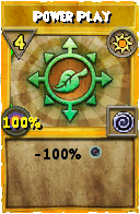 Wizard101 Sun spell card: Power Play, Spell ID 2303