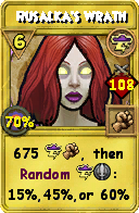Wizard101 Storm spell card: Rusalka's Wrath, Spell ID 2270