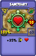 Wizard101 Life spell card: Sanctuary, Spell ID 2280