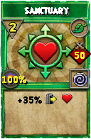 Wizard101 Life spell card: Sanctuary, Spell ID 2280