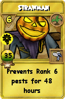 Wizard101 Gardening spell card: Strawman, Spell ID 2435