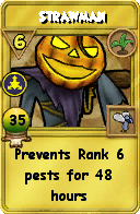 Wizard101 Gardening spell card: Strawman, Spell ID 2461