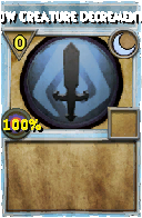 Wizard101 Moon spell card: Shadow Creature Decrement Turn, Spell ID 2765