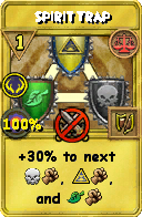 Wizard101 Balance spell card: Spirit Trap, Spell ID 2552