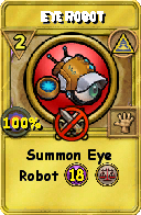 Wizard101 Myth spell card: Eye Robot, Spell ID 2073
