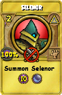Wizard101 Myth spell card: Selenor, Spell ID 2277