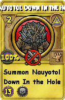 Wizard101 Myth spell card: Nauyotol Down In the Hole, Spell ID 2836