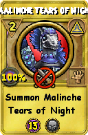 Wizard101 Myth spell card: Malinche Tears of Night, Spell ID 2191
