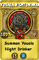 Wizard101 Myth spell card: Youala Night Drinker, Spell ID 2661