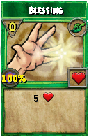 Wizard101 Life spell card: Blessing, Spell ID 2031