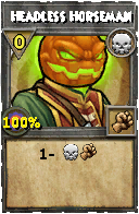 Wizard101 Death spell card: Headless Horseman, Spell ID 2506