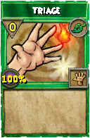 Wizard101 Life spell card: Triage, Spell ID 2060
