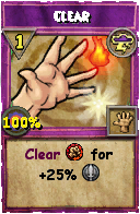Wizard101 Storm spell card: Clear, Spell ID 2729