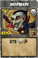Wizard101 Death spell card: Nosferatu, Spell ID 2290