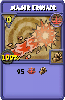 Wizard101 Balance spell card: Major Crusade, Spell ID 2987