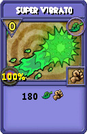 Wizard101 Life spell card: Super Vibrato, Spell ID 2995