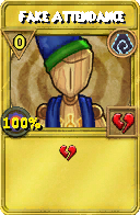 Wizard101 Shadow spell card: Fake Attendance, Spell ID 2827