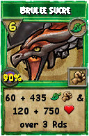 Wizard101 Life spell card: Brulee Sucre, Spell ID 2407