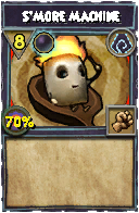 Wizard101 Shadow spell card: S'More Machine, Spell ID 3747