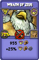 Wizard101 Storm spell card: Wrath of Zeus, Spell ID 3748