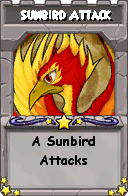 Wizard101 School 16 spell card: Sunbird Attack, Spell ID 3774