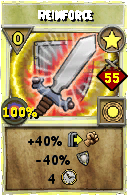 Wizard101 Star spell card: Reinforce, Spell ID 3812