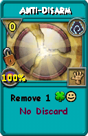 Wizard101 Shadow spell card: Anti-Disarm, Spell ID 3839