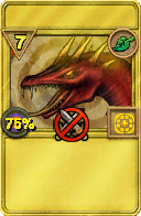 Wizard101 Life spell card: Balaur - Dragon Breath - Summer, Spell ID 3858