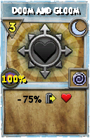 Wizard101 Moon spell card: Doom and Gloom, Spell ID 3859
