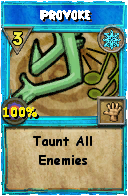 Wizard101 Ice spell card: Provoke, Spell ID 3990
