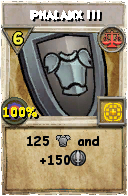 Wizard101 Balance spell card: Phalanx III, Spell ID 3131