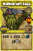 Wizard101 Myth spell card: Barbarian's Saga, Spell ID 3630