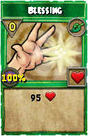 Wizard101 Life spell card: Blessing, Spell ID 3313