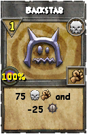 Wizard101 Death spell card: Backstab, Spell ID 3367