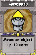 Wizard101 School 16 spell card: Move Up 10, Spell ID 3008
