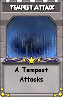 Wizard101 School 16 spell card: Tempest Attack, Spell ID 3504