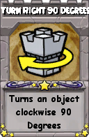 Wizard101 School 16 spell card: Turn Right 90 Degrees, Spell ID 3656