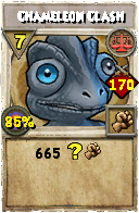 Wizard101 Balance spell card: Chameleon Clash, Spell ID 3040