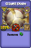 Wizard101 Storm spell card: Cleanse Charm, Spell ID 3871
