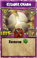 Wizard101 Storm spell card: Cleanse Charm, Spell ID 3871