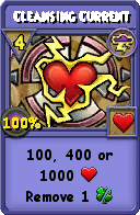 Wizard101 Storm spell card: Cleansing Current, Spell ID 3347