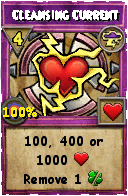 Wizard101 Storm spell card: Cleansing Current, Spell ID 3347