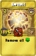 Wizard101 Storm spell card: Enfeeble, Spell ID 3337