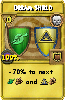 Wizard101 Death spell card: Dream Shield, Spell ID 3466